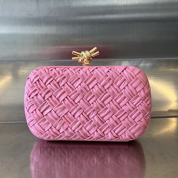 Bottega Veneta Knot Pink 19x11.5x5cm