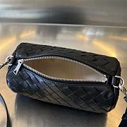Bottega Veneta Mini Intrecciato Barrel Black 20.5x10.5x10.5cm - 6