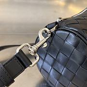 Bottega Veneta Mini Intrecciato Barrel Black 20.5x10.5x10.5cm - 4