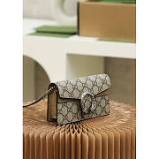 Gucci Dionysus GG Super Mini Bag Taupe 16.5x10x4cm - 3