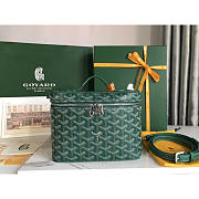 Goyard Muse Vanity Case Bag Green 16x14x20cm - 1