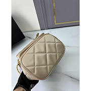 Prada Re-Edition 1995 Chaine Re-Nylon Shoulder Bag Beige 22.5x17.5x12cm - 5