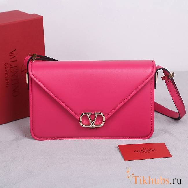 Valentino Garavani Shoulder Letter Bag Pink 24x15.5x7cm - 1