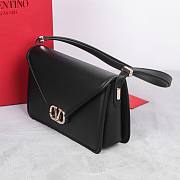 Valentino Garavani Shoulder Letter Bag Black 24x15.5x7cm - 5