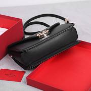 Valentino Garavani Shoulder Letter Bag Black 24x15.5x7cm - 2