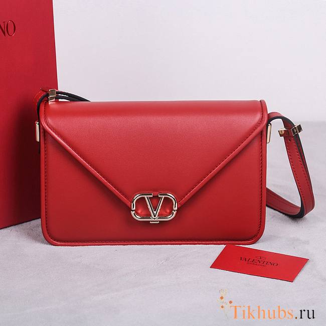 Valentino Garavani Shoulder Letter Bag Red 24x15.5x7cm - 1