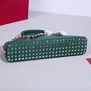 Valentino Garavani Rockstub Green 34x11x8cm - 5