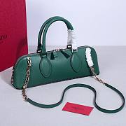 Valentino Garavani Rockstub Green 34x11x8cm - 4