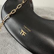 Tom Ford Bianca Hobo Bag Black 23x19x8cm - 5