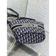 Dior Hat Basket Bag Dark Blue 27 x 20 x 8 cm - 4