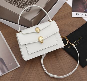 Bvlgari x Alexander Wang Belt Chain Bag White 18.5x13x6.5cm