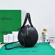 Bottega Veneta Mava Top Handle Bag Black 22cm - 5