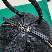 Bottega Veneta Mava Top Handle Bag Black 22cm - 3