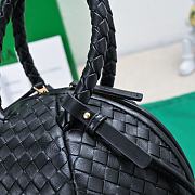 Bottega Veneta Mava Top Handle Bag Black 22cm - 2