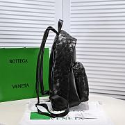 Bottega Venetta Backpack Bag intreciatto Black 43x32cm - 5