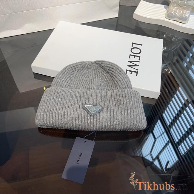 Prada Grey Beanie - 1