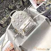 Dior Mini Dioramour Backpack White 16x21x8.5cm - 1