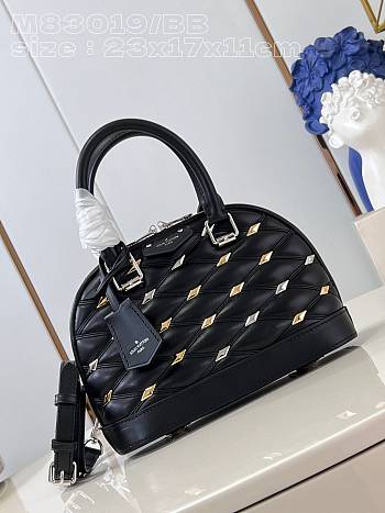 Louis Vuitton LV Alma Black 23x17x11cm