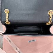 Miu Miu Matelasse Leather Crossbody Black Flap Bag 19x13x5cm - 3