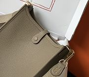 Hermes Mini Evelyne Bag Grey Crossbody 18cm - 4