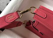 Hermes Mini Evelyne Bag Pink Crossbody 18cm - 6