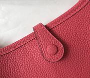 Hermes Mini Evelyne Bag Pink Crossbody 18cm - 3