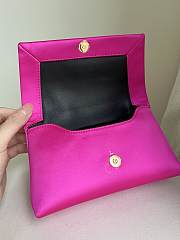 Tom Ford Mini Evening Vibrant Pink Satin Top Handle Bag 20x12x7cm - 2