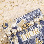 Dior 30 Montaigne Choker Gold-Finish Metal White Resin Pearls - 2