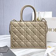 Dior Book Tote Powder Beige Macrocannage Calfskin 36.5 x 28 x 17.5 cm - 3