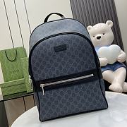 Gucci Backpack GG Black Supreme Canvas 43x28x15.5cm - 1