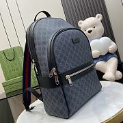 Gucci Backpack GG Black Supreme Canvas 43x28x15.5cm - 3