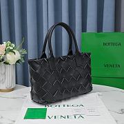 Bottega Veneta Cabat Black Small Intrecciato Tote Bag 33x23x12cm - 3