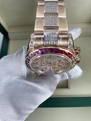 Rolex Rainbow Watch With Diamonds 40mm - 4