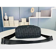 Dior Safari North-south Tote Bag Black 21x23.5x7.5cm - 5
