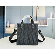 Dior Safari North-south Tote Bag Black 21x23.5x7.5cm - 4
