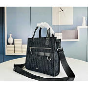 Dior Safari North-south Tote Bag Black 21x23.5x7.5cm - 2