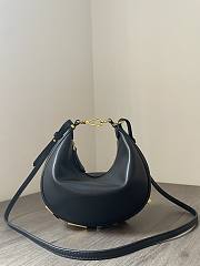 Fendi Fendigraphy Mini Black Bag 20x13x7.5cm - 1