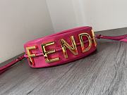 Fendi Fendigraphy Mini Pink Bag 20x13x7.5cm - 5