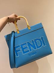 Fendi Sunshine Blue Bag Tote 35x31x17cm - 1