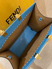 Fendi Sunshine Blue Bag Tote 35x31x17cm - 2