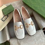 Gucci Ballet Flat With Horsebit White - 1