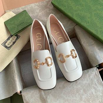 Gucci Ballet Flat With Horsebit White