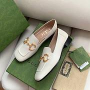 Gucci Ballet Flat With Horsebit White - 4