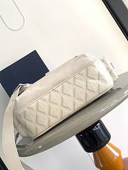 Dior Hit The Road Bag White 26x21x8cm - 4