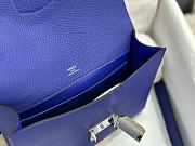 Hermes Sac A Depeches Blue 21cm - 4