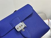 Hermes Sac A Depeches Blue 21cm - 3