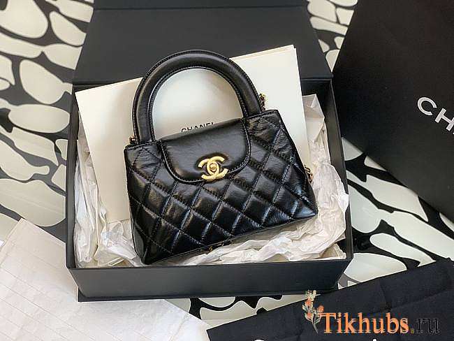 Chanel Kelly Mini Bag Black 13x19x7cm - 1