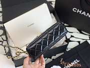 Chanel Kelly Mini Bag Black 13x19x7cm - 6