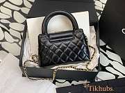 Chanel Kelly Mini Bag Black 13x19x7cm - 4