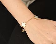 Van Cleef & Arpels 4 Motif Pure Alhambra Mother of Pearl Bracelet - 4